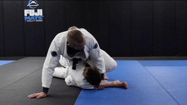 Arm Trap Using Lapel To Triangle Submission Attack From Side Mount
