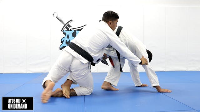 Single Leg From Sit Up Guard 