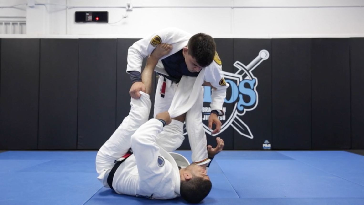 Squid Guard Entry from DLR + Inverted Lasso Shoulder Lock and Triangle