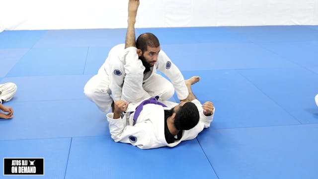 Stack Pass from Half Guard - Kid's Class