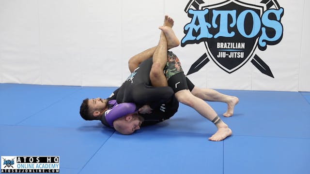 Closed Guard Arm in Guillotine Fight Hands