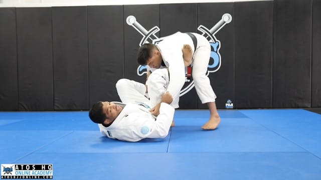Spider Guard to Double Ankle Sweep an...