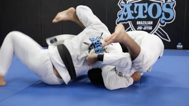 Over Head Arm Hook Long Step Pass Fro...