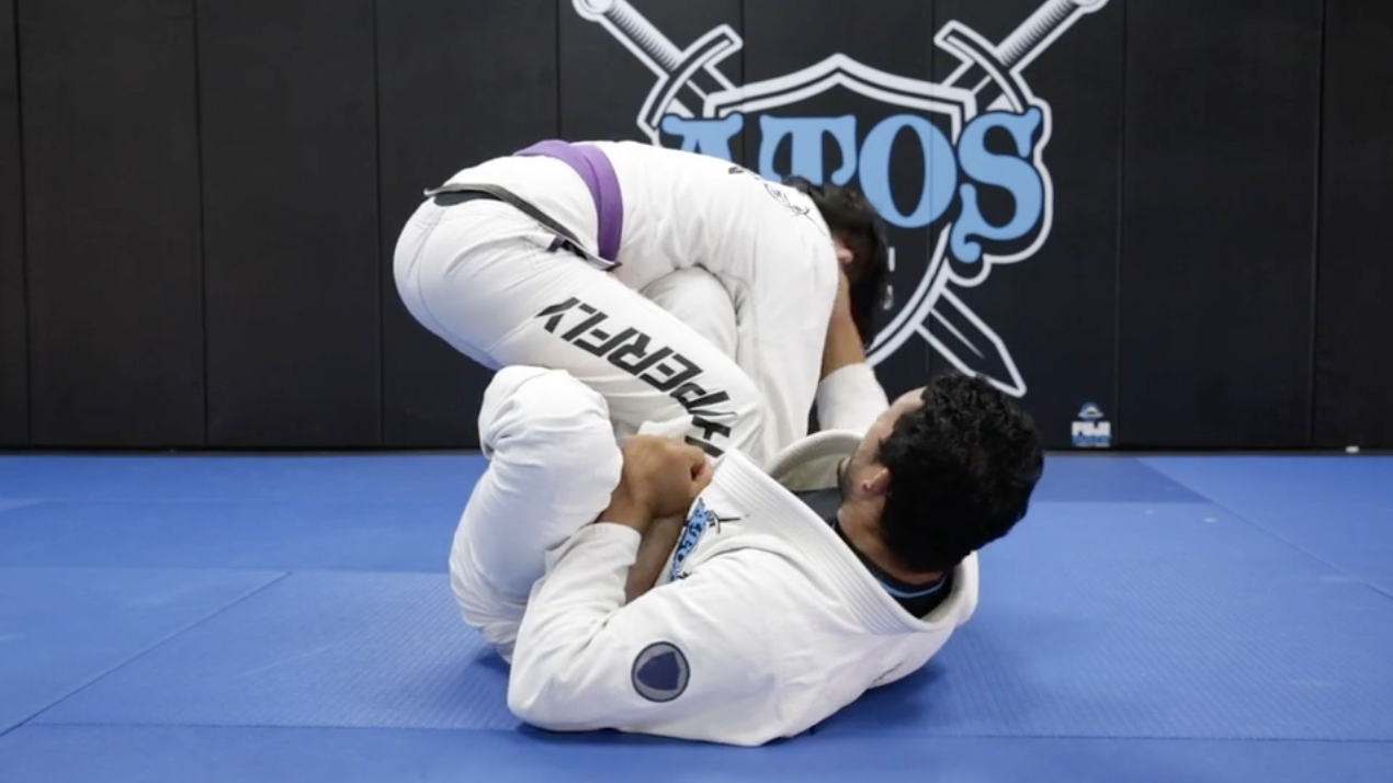 Modified X Guard Set Up From DLR Guard Cross Collar Grip & Transitions