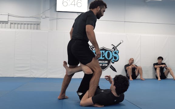 High Step From Leg Entenglement