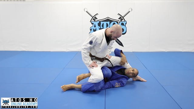Z Guard Sweep With Opponent Knee Down