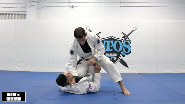 Knee Cut Pass + Cross Collar Grip