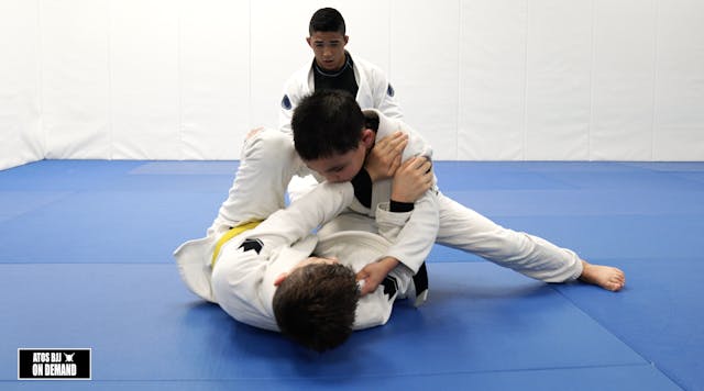 Long Step Pass from Knee Shield | Kid...