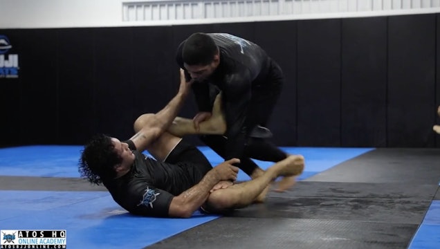 Andre Galvao Rolling With His Student ADCC Bronze Medalist Lucas Hulk 