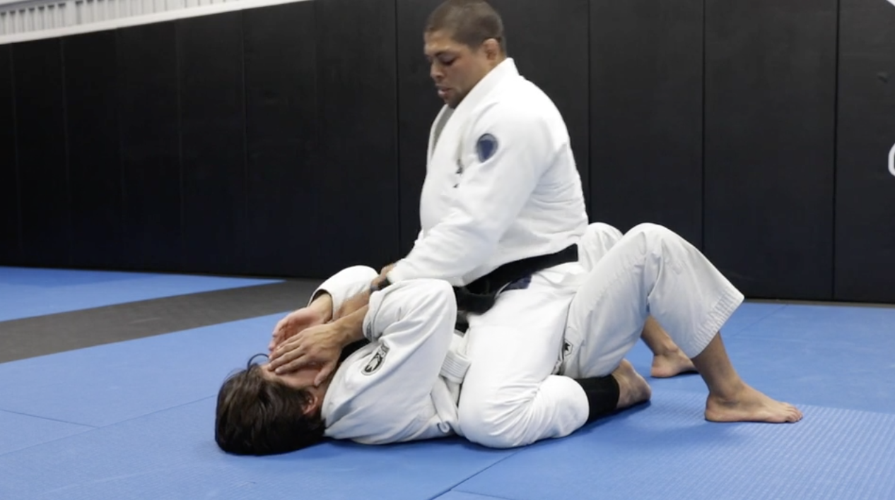The Flower Sweep With 2 on 1 Grip + Cross Choke Tips From Mount