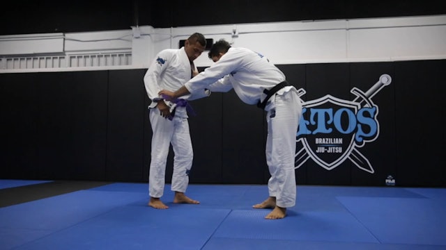 Sweeping Witht the X Guard and Catching the Arm Bar