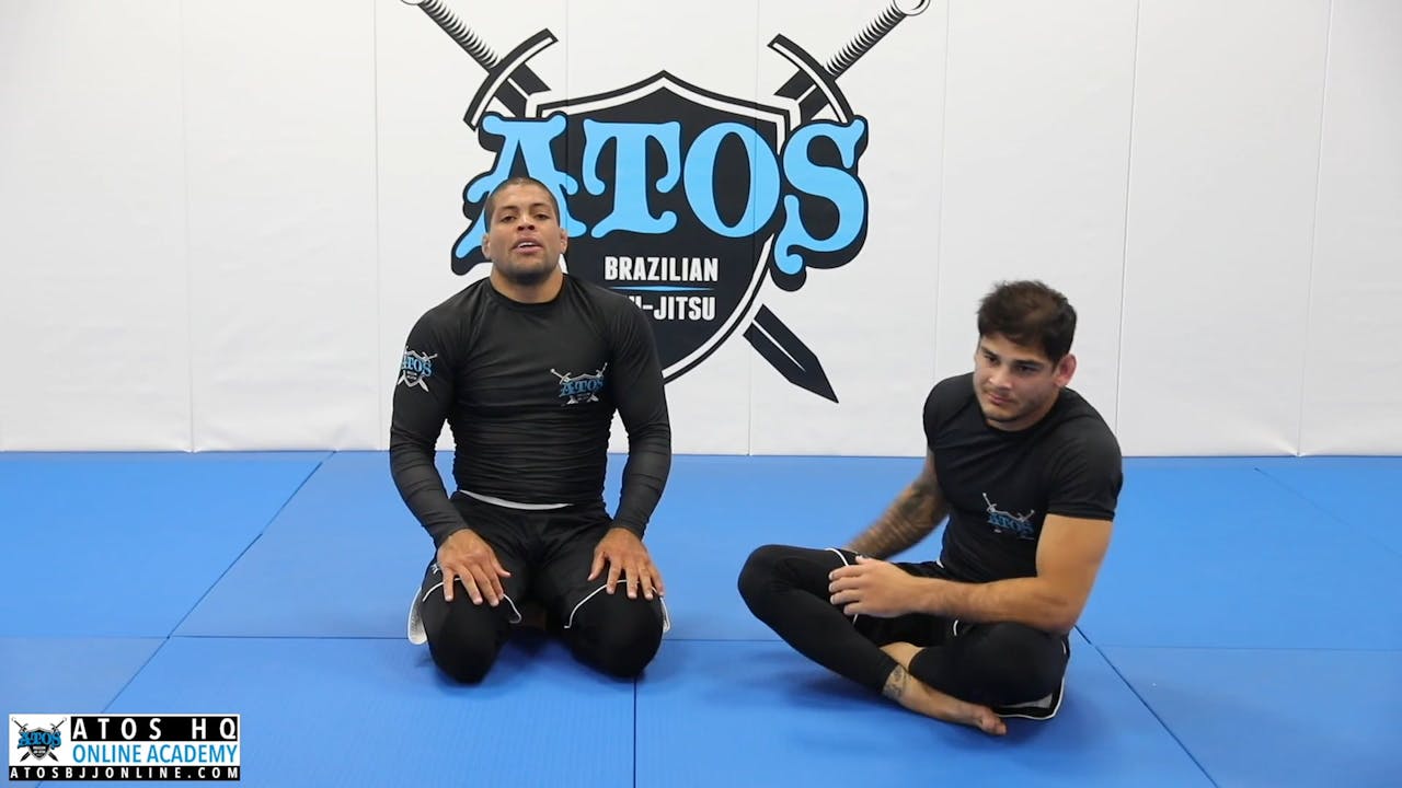 Chin Strap Set Up to Guillotine Choke from Mount Atos BJJ OnDemand