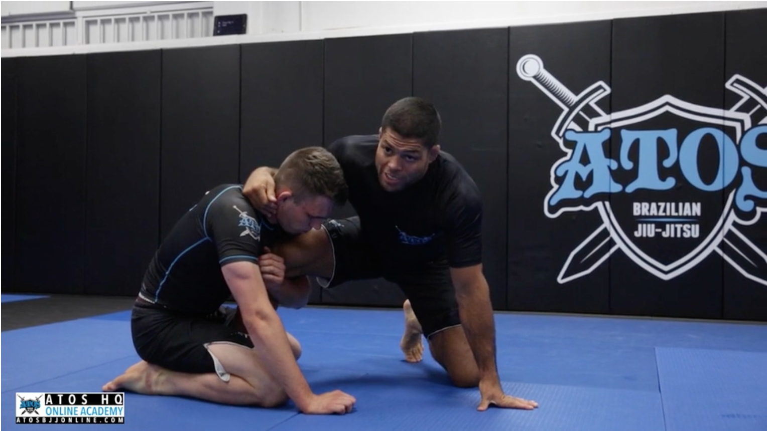 Spinning Omoplata from Seated Position when Opponent Has Leg