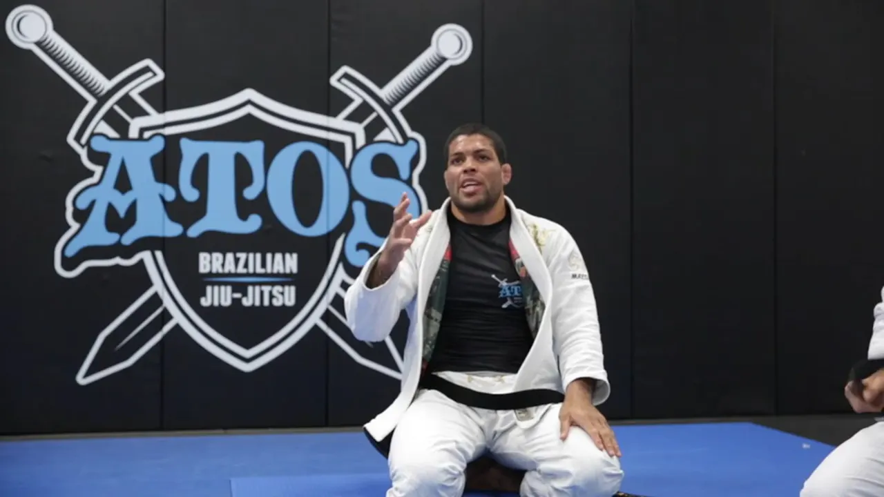 Sweep From Reverse De la Riva to Mount - Andre Galvao - Atos BJJ OnDemand