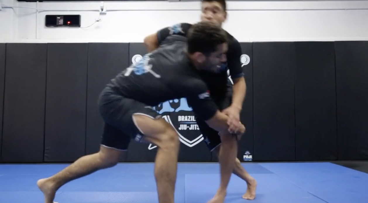 The Knee Tap Takedown With Variation To Double Leg