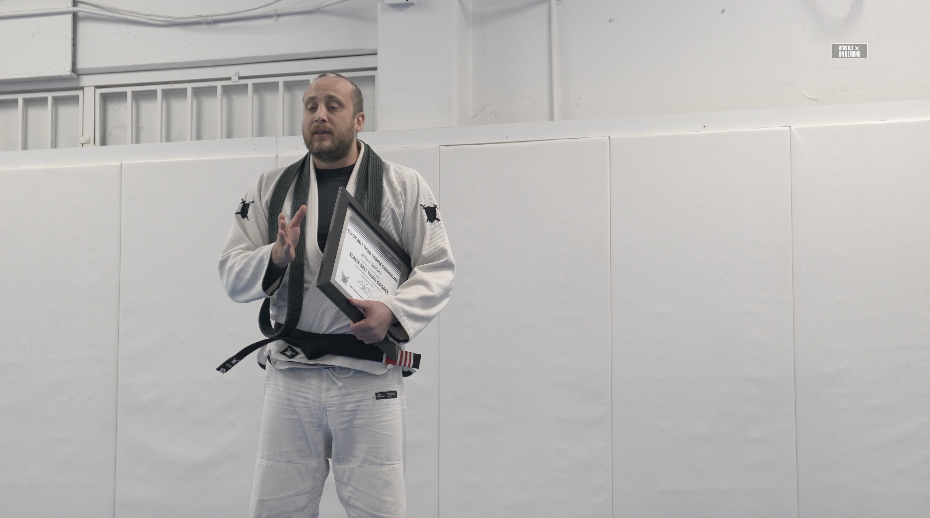  Jeremy Bursky Promoted to Black Belt 3rd Degree