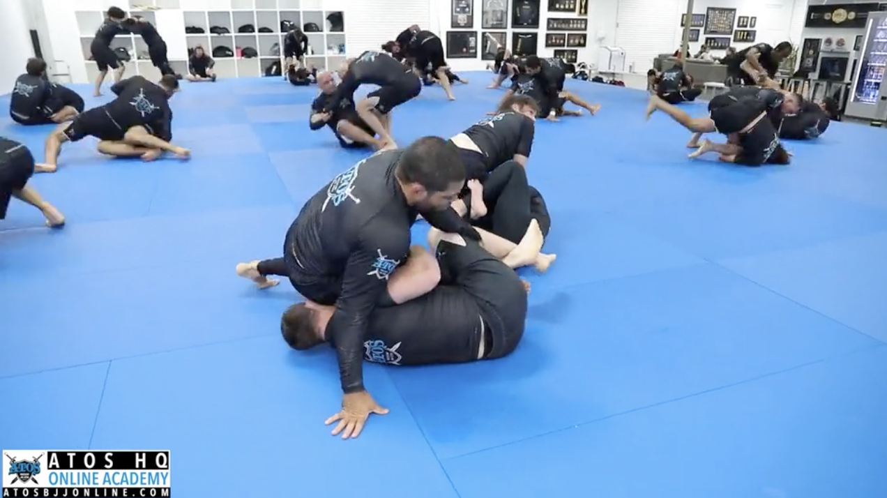No-Gi Class Sparring: Andre Galvao vs James Royston (Black Belt)