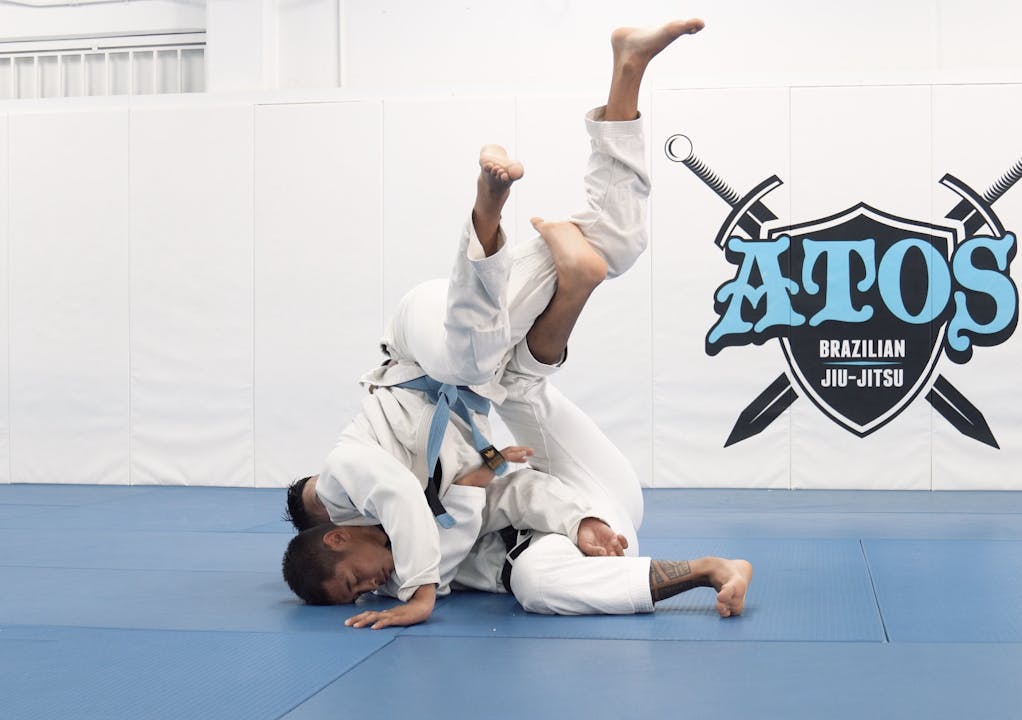 Countering Cross Grip With Lasso Part 1 Rolando Samson Atos BJJ
