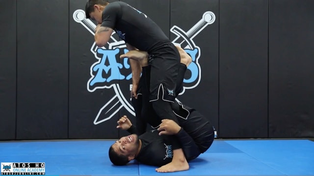 Calf Slice Spin To Double Ankle Sweep
