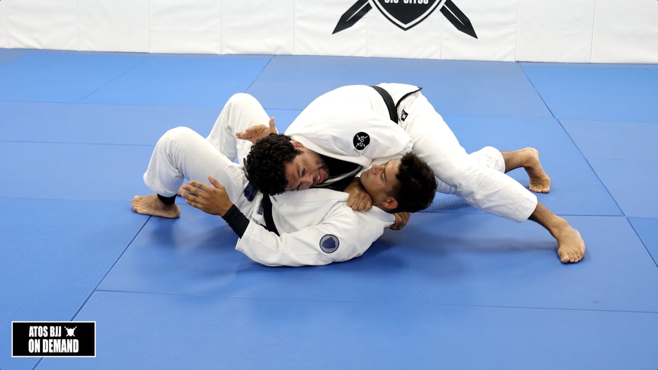 The Right Way to Set up the Paper Cut Choke + Sneaky Arm Bar Andre