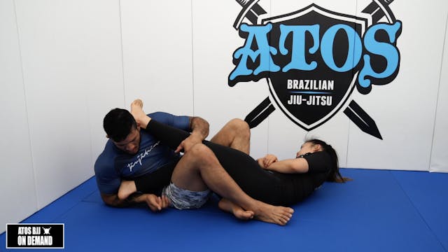 Heel Hook Attack From Crotch Grip