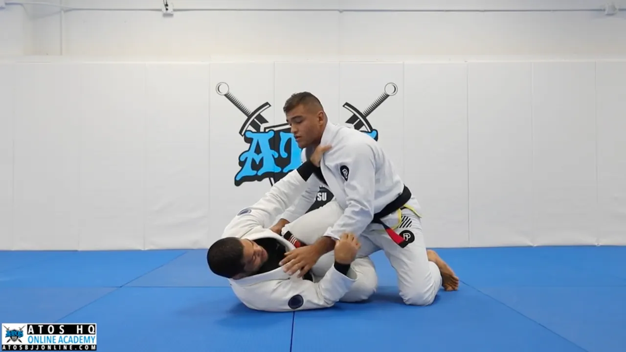 Knee Cut Pass From Reverse DLR Guard - Kaynan Duarte - Atos BJJ OnDemand
