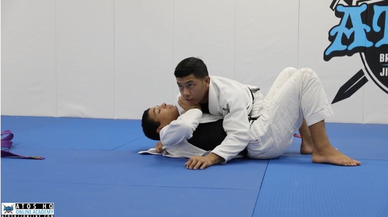 Lapel Choke from Side Control Rolando Samson Atos BJJ OnDemand