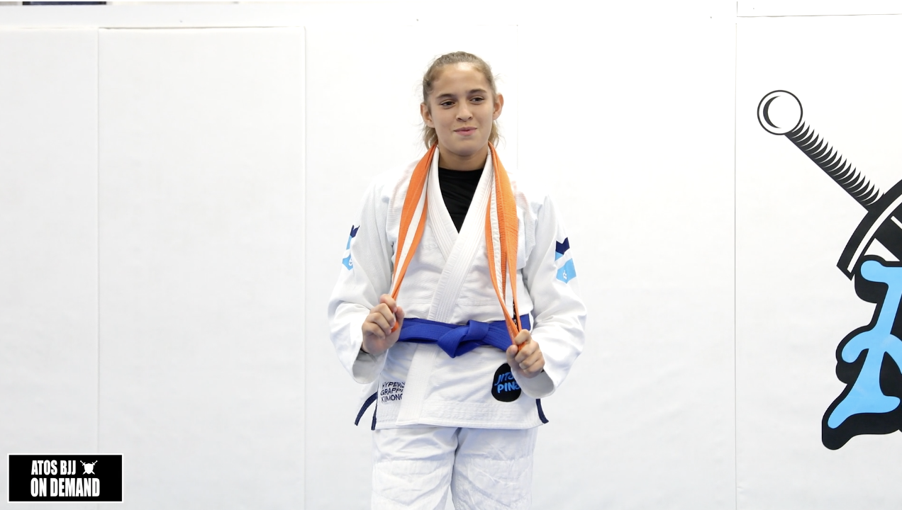 Pan Kids Champ Jadeya's belt promotion - blue belt