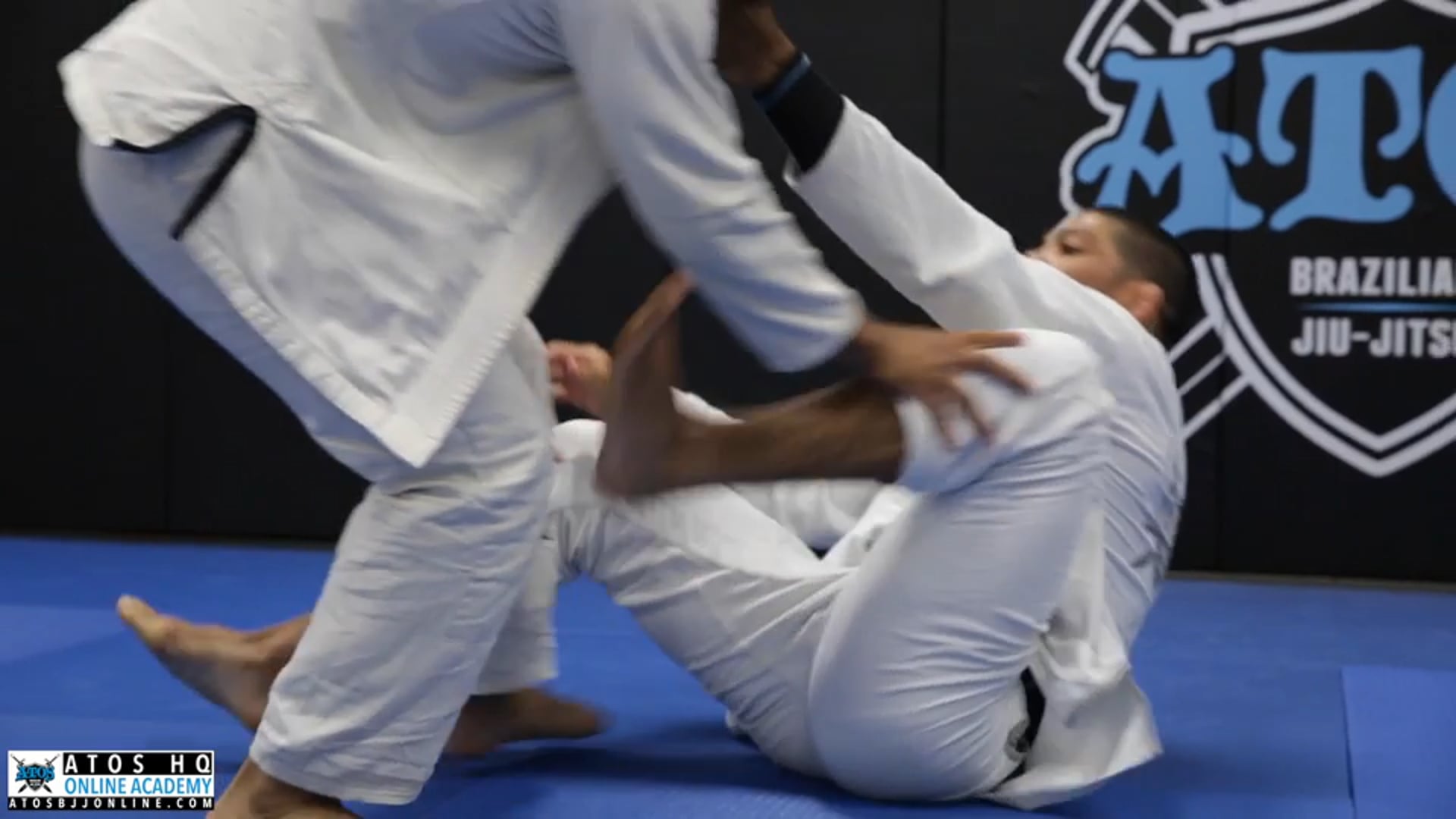 Sweep From DLR Guard to Knee Bar With the Option to Guard Pass Using Knee Cut