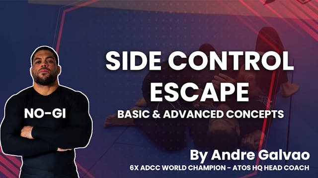 Basic Side Control Escape Using the Frame