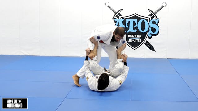 Stack Pass from Half Guard