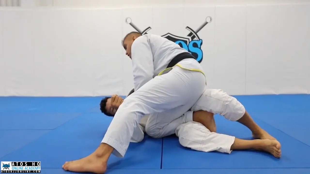 Modified Knee Cut Pass From DLR Guard - Kaynan Duarte - Atos BJJ OnDemand