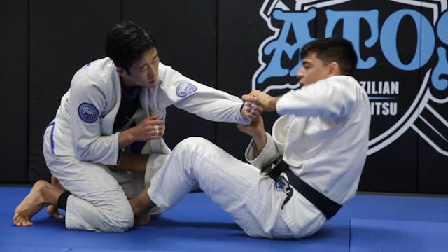 Sit Up Guard Sweep With Arm Drag