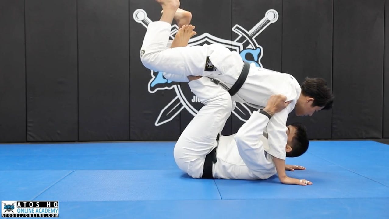 Single Leg X Entry from Hooks Guard to X Guard Sweep Michael Liera Jr. Atos BJJ OnDemand