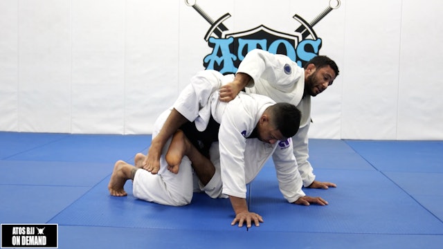 Back Attack from Closed Guard using the Underhook