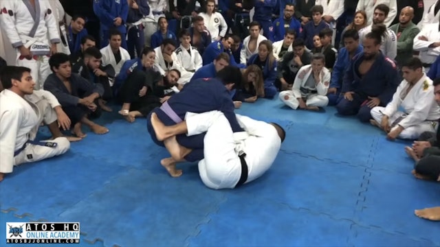 Inverted DLR Guard to One Leg X Sweep