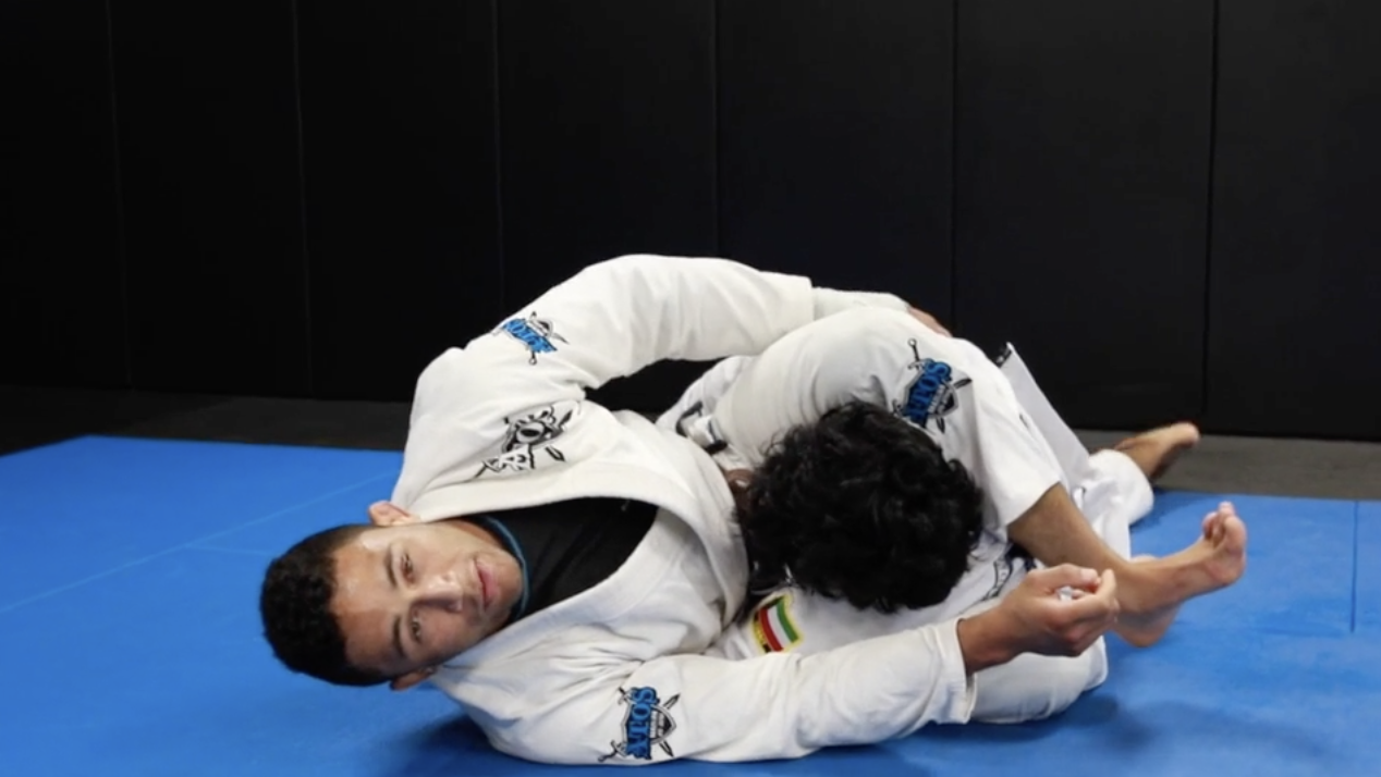 The Step Over Triangle Trap Attack From Side Control