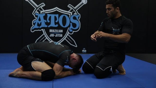 Reverse Knee On Belly Guillotine System