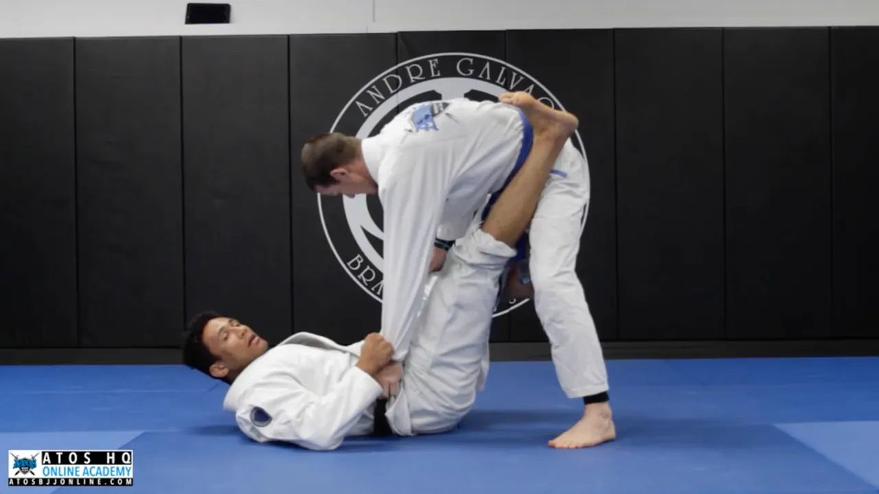 Sweep From De la Riva Guard to Side Control - Dominique Bell - Atos BJJ ...