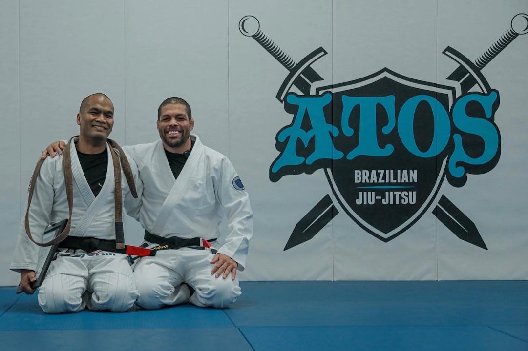 Neil Fulinara Receives his Black Belt From Prof. Andre Galvao Belt