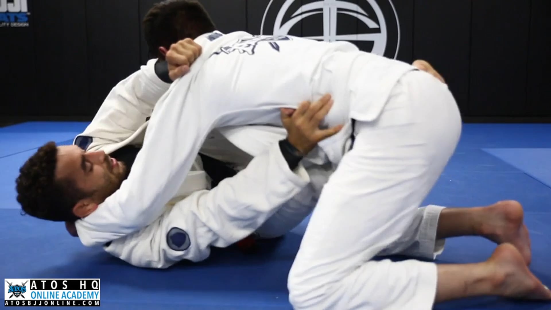 Basic Side Control Bridging Escape Using Frames 