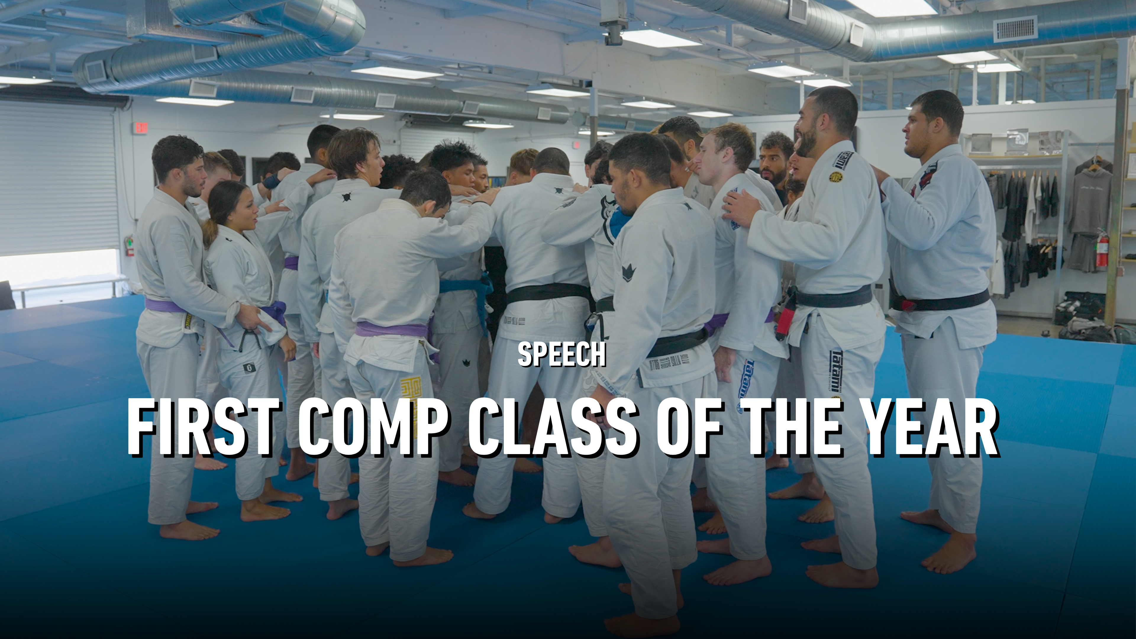 First Comp Class Of The Year | Andre Galvao's Powerful Speech