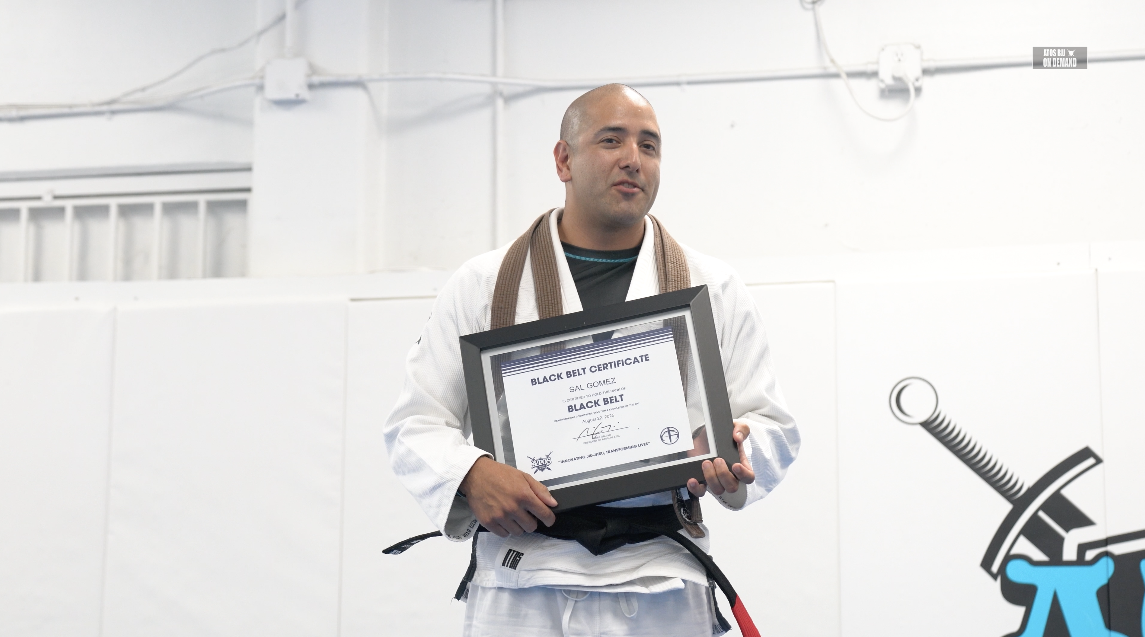 Black Belt Promotion - Sal Gomez 