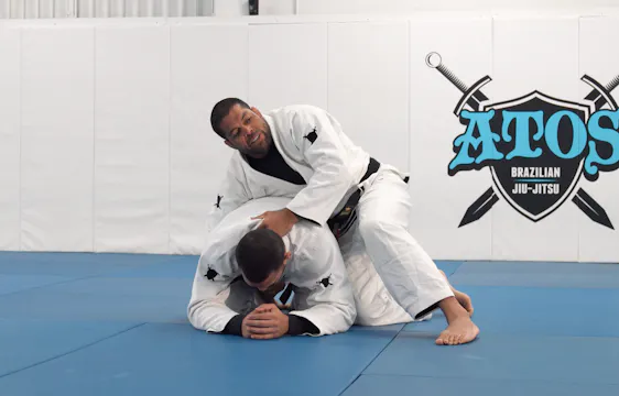 Back Control Holding the Collar for B...