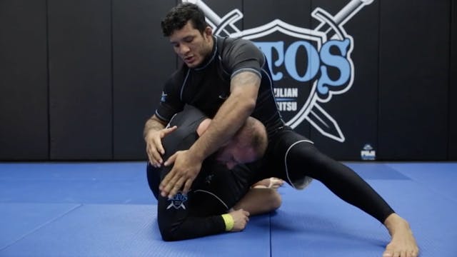 Kimura Trap Back Take From Top Half G...