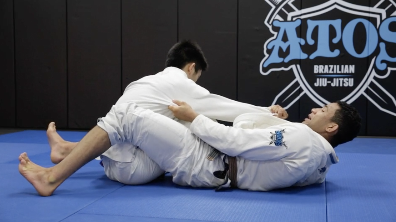 Simple Back Take From 5050 "Double Pull" Guard 