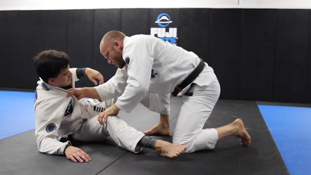 Sweeping From the Open Guard With Guard Pass