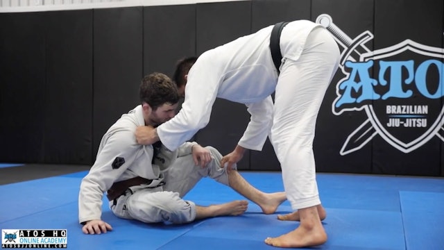 Drill: Side to Side Guard Passing Against Open Guard