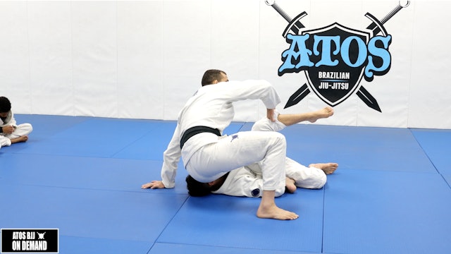 The Back Step Pass From Single Leg X