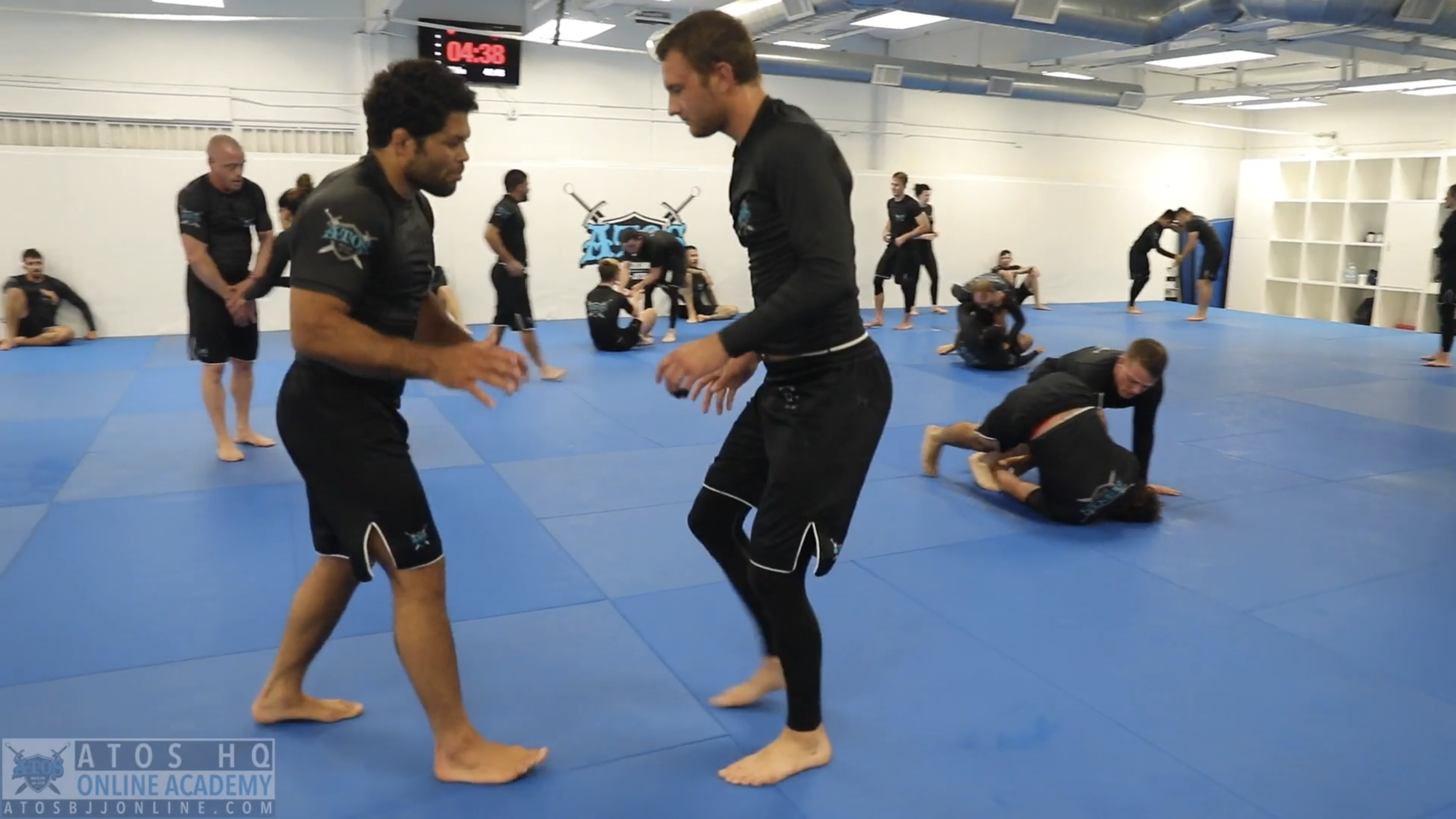 ADCC Legend Andre Galvao Rolling With One Of His Black Belts Bradley Ringler 